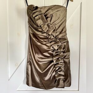 Jessica McClintock for Gunne Sax Gold Dress